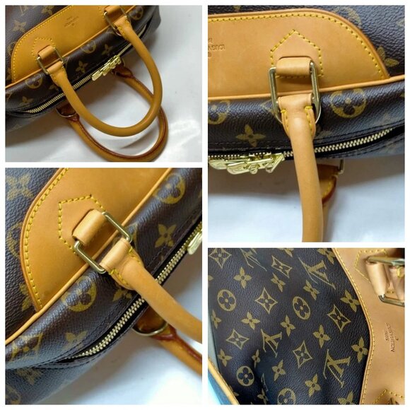 Louis Vuitton LV Hand Bag Deauville Brown Monogram 580-053025 - Picture 7 of 13